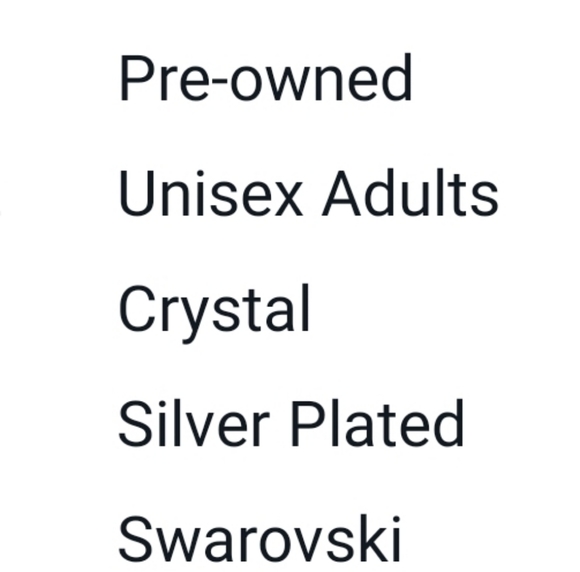 GENUINE SWAROVSKI SIGNED .925 AQUAMARINE crystal Pemdant Necklace - Picture 6 of 9